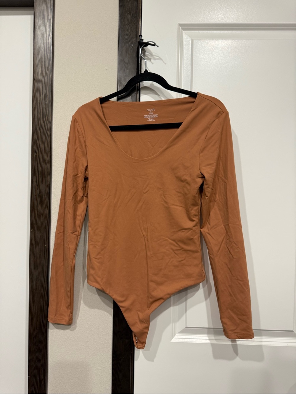 Nuuds Long-Sleeve Scoop Neck Bodysuit